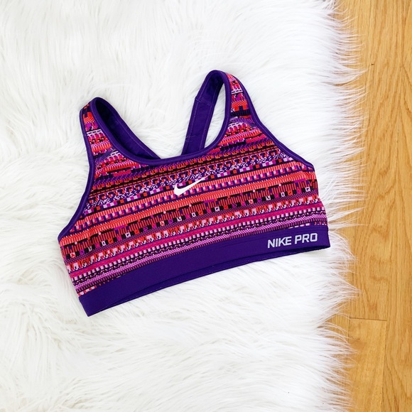 Nike Other - Nike | Classic Pro Sports Bra Purple